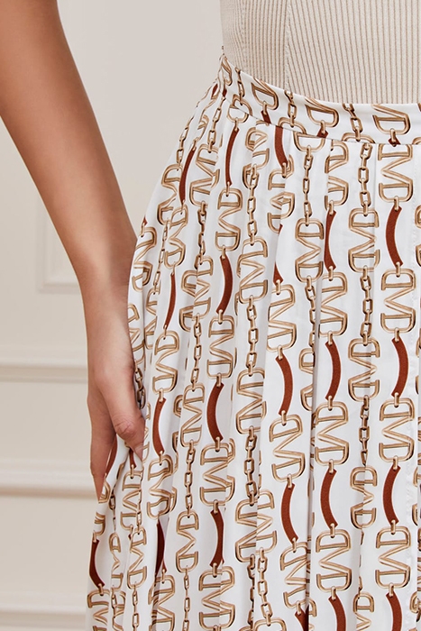 GOLDEN MONOGRAM SKIRT 4