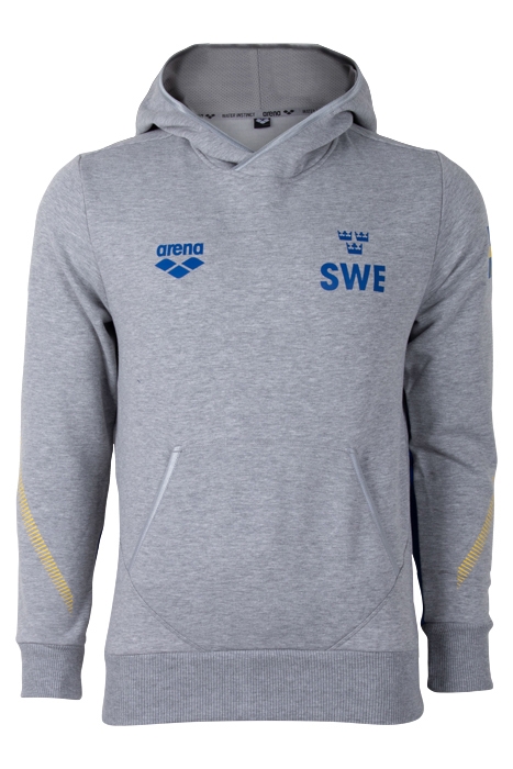 SWEDEN HOODIE MEDIUM GREY MELANGE ROYAL 1