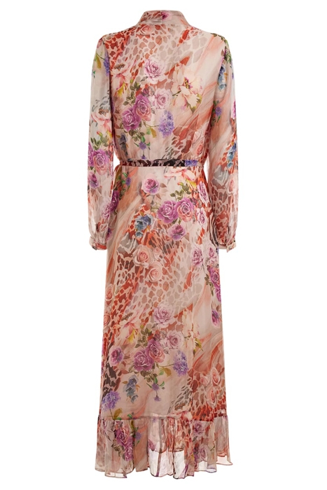ROSE SHADOW WRAP DRESS PRINT 6
