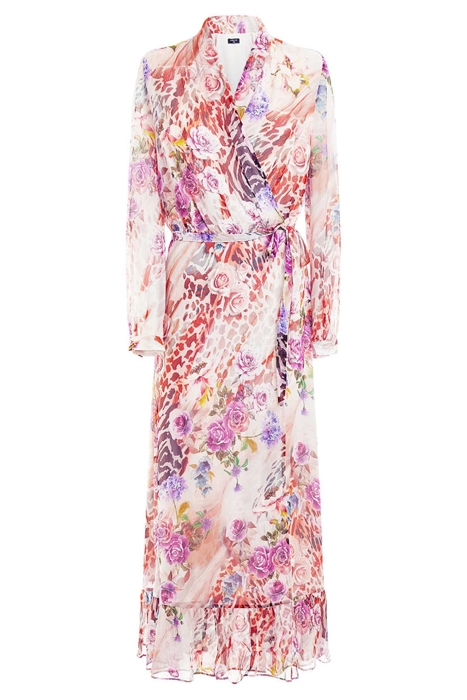 ROSE SHADOW WRAP DRESS PRINT 5