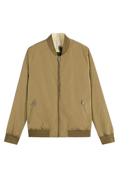 REVERSIBLE BOMBER JACKET KHAKI 1
