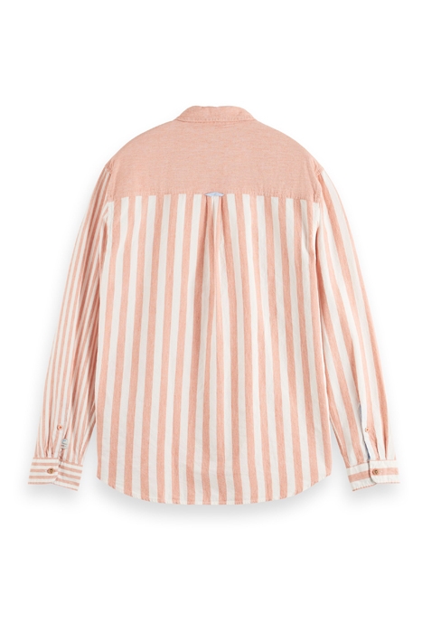 LIGHT WEIGHT CHAMBRAY MIX AND MATCH SHIRT CERISE 2