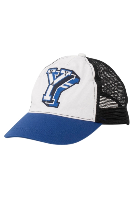 BOYS’ BLUE, WHITE, BLACK EMBROIDERED CAP 1