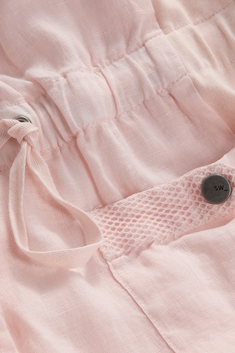 LINEN JACKET WITH CARGO BAGS MAUVE CHALK 2