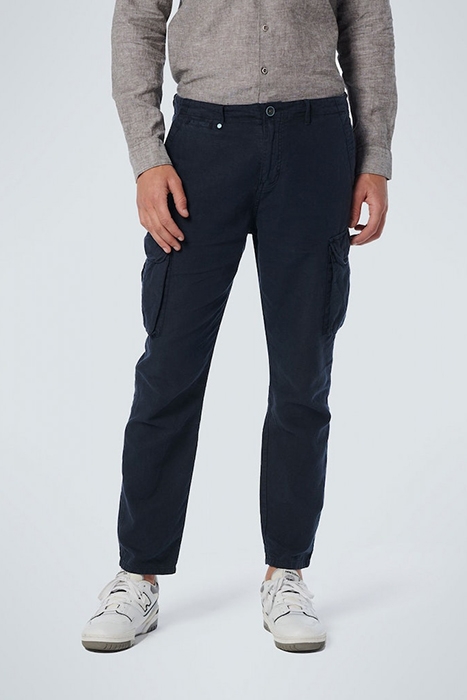 PANTS CARGO WITH LINEN GARMENT DYED NIGHT 1