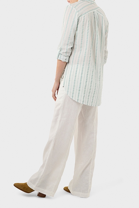 LONG STRIPED BLOUSE ICE MELT 4