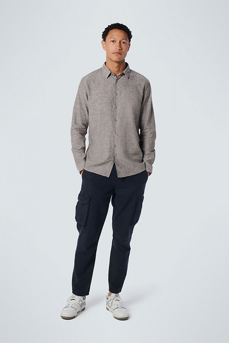 PANTS CARGO WITH LINEN GARMENT DYED NIGHT 3