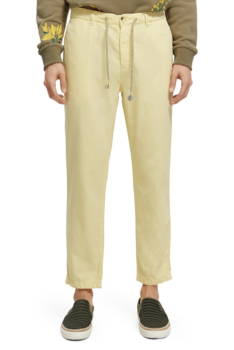 THE DRIFT- GARMENT-DYED COTTON LINEN JOGGER BANANA 3