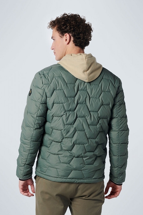 JACKET SHORT FIT PADDED DARK SEAGREEN 2