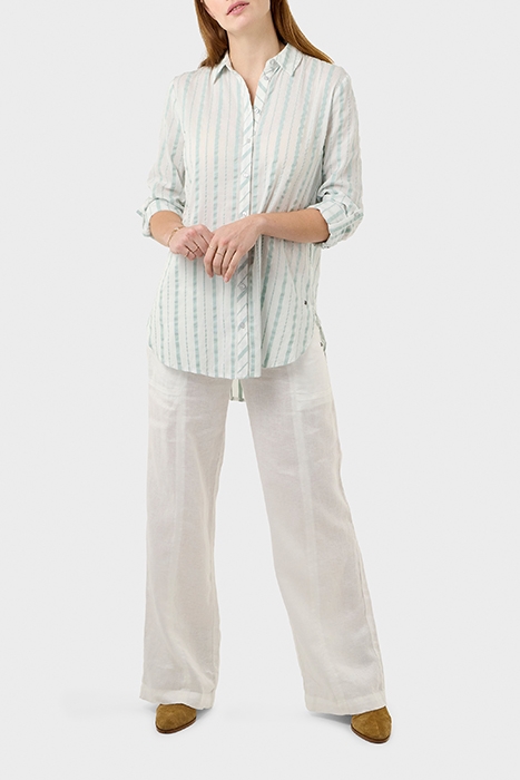 LONG STRIPED BLOUSE ICE MELT 3