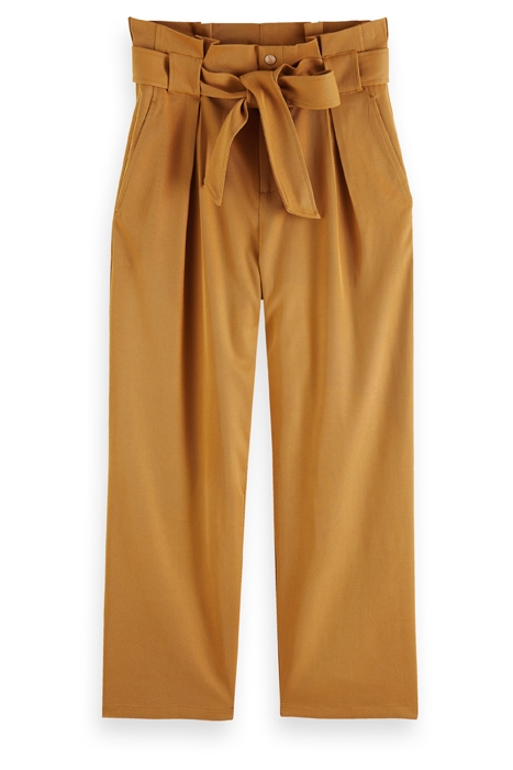 DAISY - HIGH RISE STRAIGHT LEG PAPERBAG TROUSERS CAMEL 1