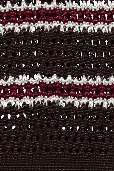 BROWN KNITTED TIE 4