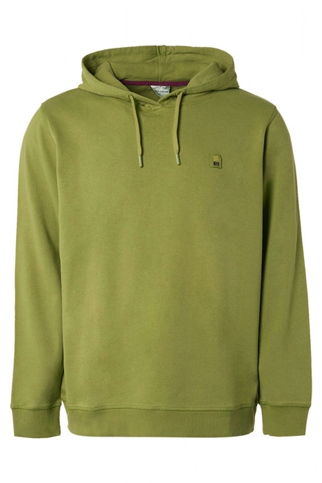 SWEATER HOODED STONE WASHED LIGHT GREEN 4