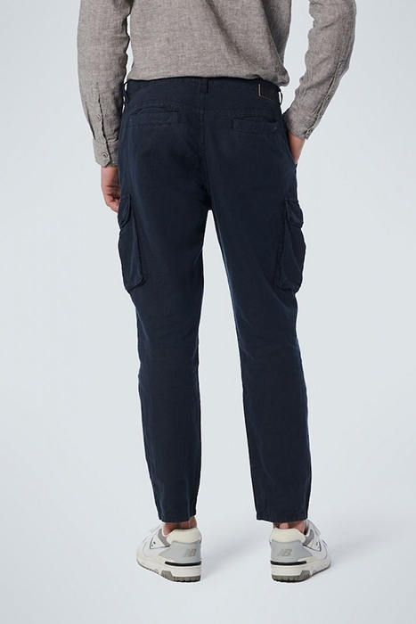 PANTS CARGO WITH LINEN GARMENT DYED NIGHT 2
