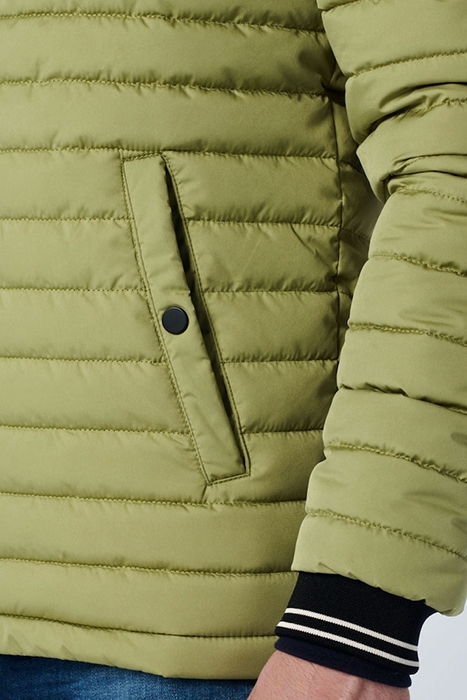 JACKET SHORT FIT PADDED LIGHT GREEN 6