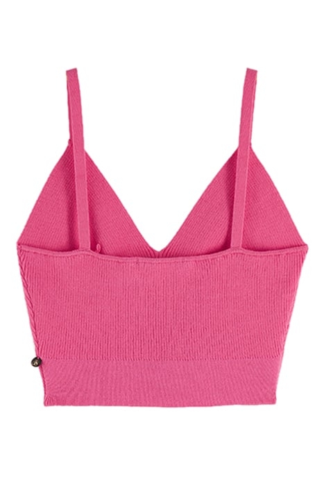 KNITTED BRA TOP PINK PUNCH 2