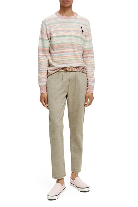 STRUCTURED KNIT SPACE-DYE CREWNECK PULLOVER COMBO A 5