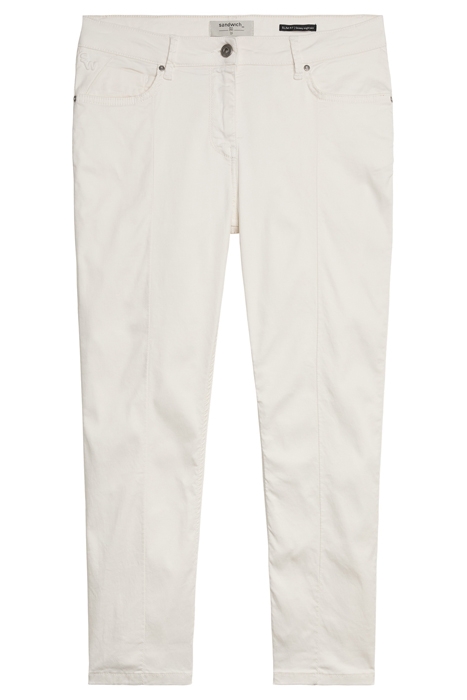 SKINNY HOGE TAILLE BROEK MET NAAD AAN DE VOORKANT CLOUD DANC 2