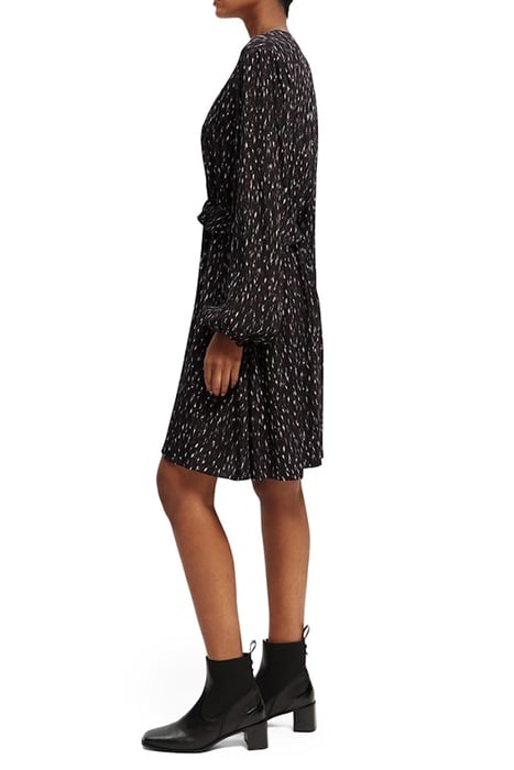 WRAPPED SHORT DRESS IKAT RAIN 6