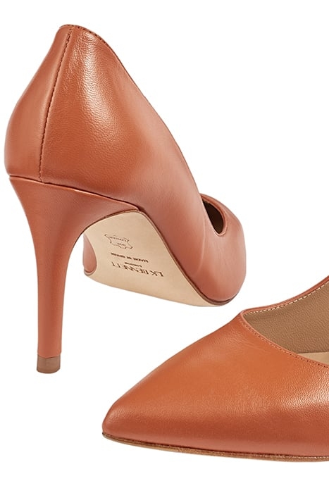 FLORET COURT HEEL BURNT ORANGE 4