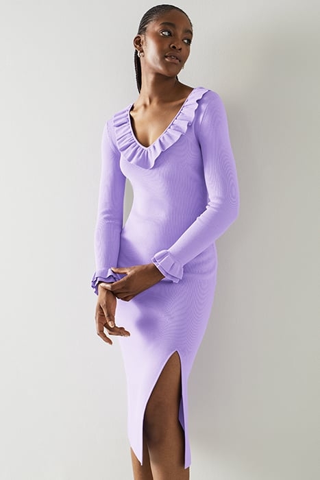 GRACE MIDI DRESS VIOLET 1