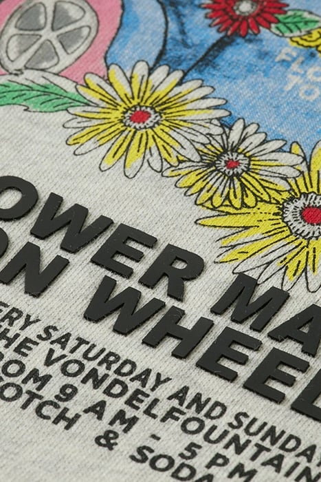 REGULAR-FIT ARTWORK SWEATSHIRT ECRU MELANGE 3