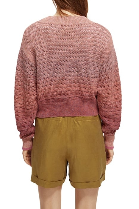 DEGRADE MULTI-COLOR PULLOVER PINK PUNCH MELANGE 4