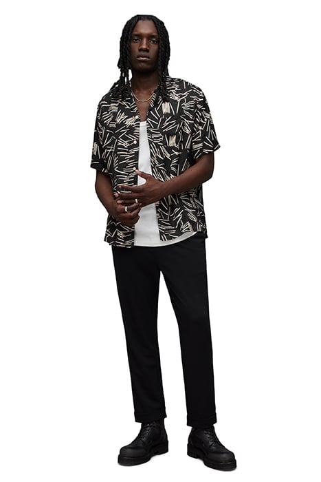 MATCHSTICK SS SHIRT JET BLACK 3