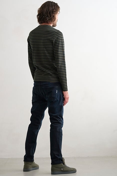 T SHIRT LM GREEN STRIPE 2