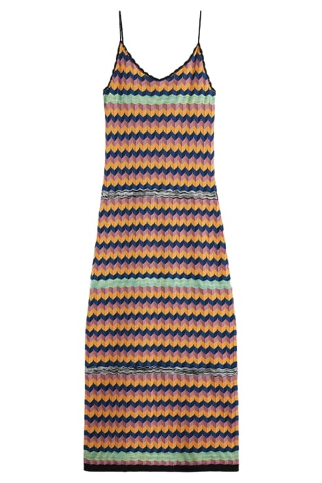 BORN TO LOVE KNITTED DRESS MULTI STRIPE 2