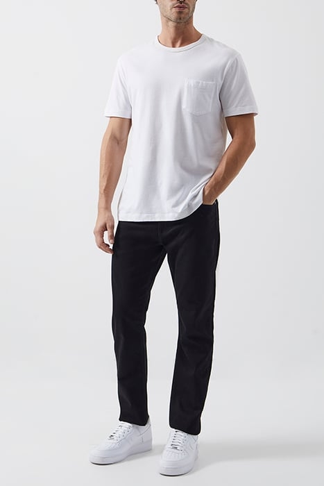 SLIM FIT STRETCH JEANS BLACK SHORT 4