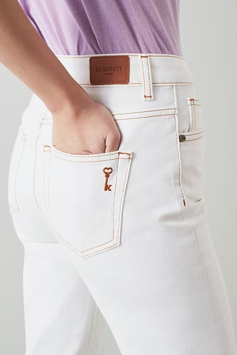VERITY STRAIGHT JEANS WHITE 4