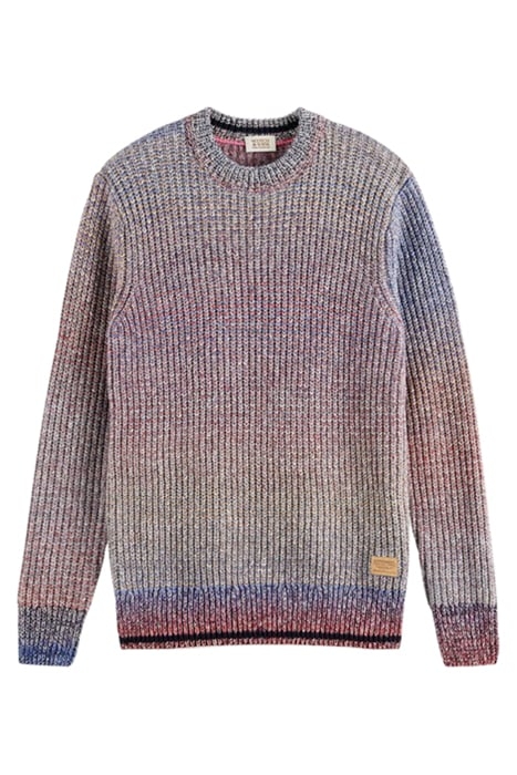 GRADIENT RIB-KNIT PULLOVER COMBO B 1
