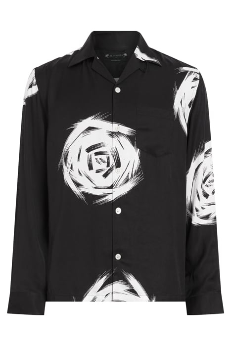 ROSE GALAXY LS SHIRT JET BLACK 4