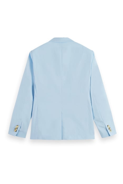 UNCONSTRUCTED DRESSED POPLIN BLAZER SEA BLUE 2