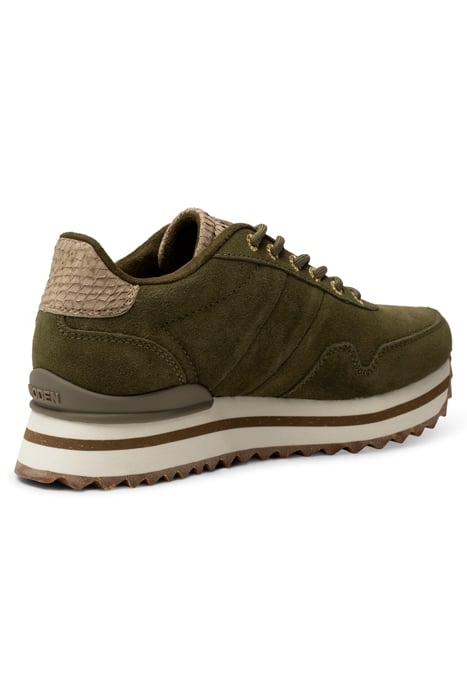 NORA III SUEDE PLATEAU DARK OLIVE 3