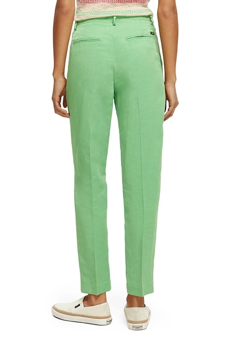 LOWRY - MID RISE SLIM SUMMER EVENT TROUSERS BRIGHT PARAKEET 4