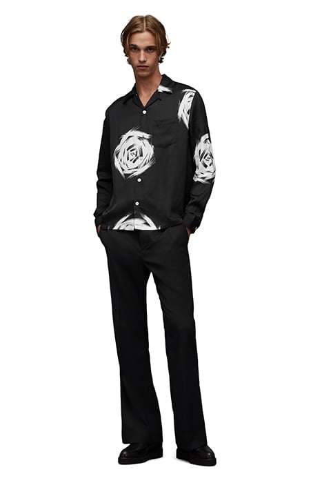 ROSE GALAXY LS SHIRT JET BLACK 3