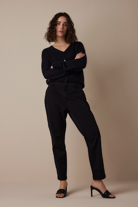 CHINO PANT PEACHY FINE TWILL BLACK 2