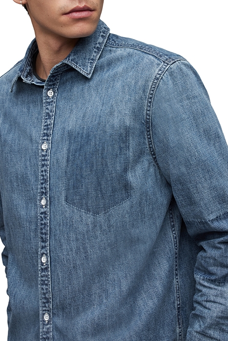 SOLAR SHIRT WASHED INDIGO 6