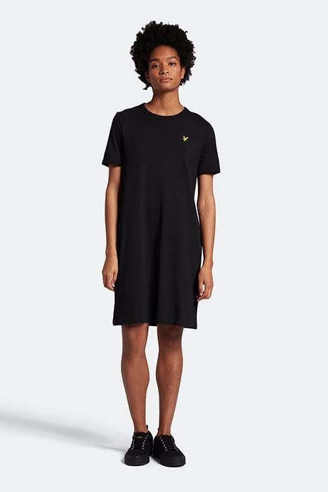OVERSIZED T-SHIRT DRESS JET BLACK 1