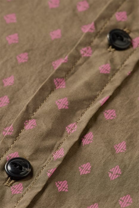 SLIM-FIT ALLOVER PRINTED POPLIN SHIRT COMBO C 7