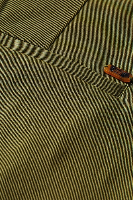 DAISY - HIGH RISE STRAIGHT LEG PAPERBAG TROUSERS ARMY 3