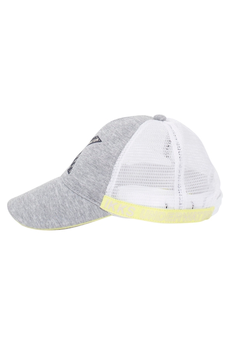 BOYS’ GREY, WHITE AND YELLOW CAP 4