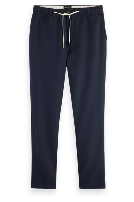 WARREN - COTTON/LINEN JOGGER MARINE 1