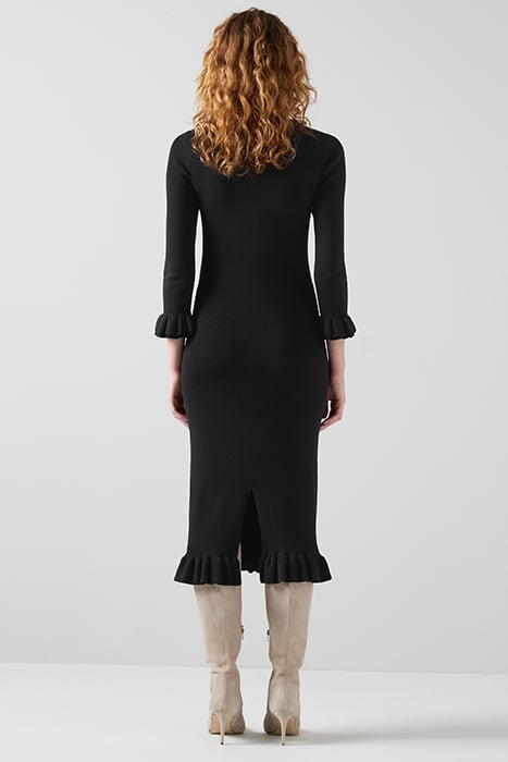 RACHEL MIDI DRESS BLACK 3