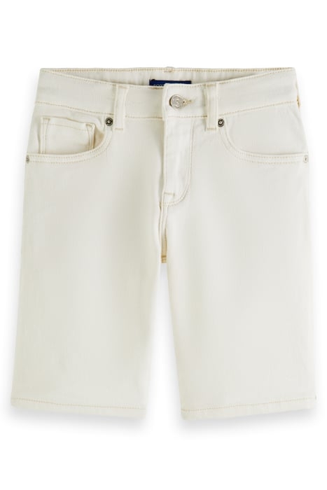 STRUMMER SLIM FIT SHORT — GARMENT DYED COLOURS OFF WHITE 1