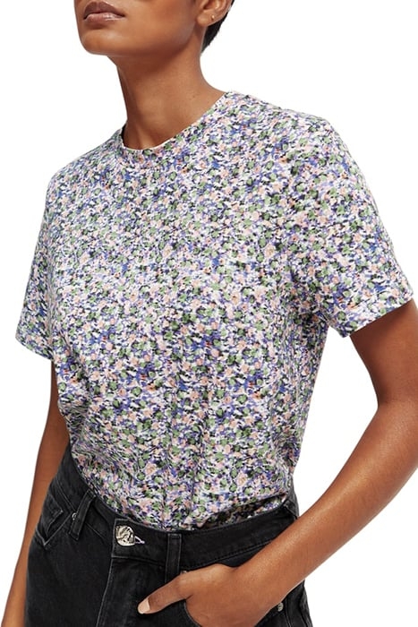 ROSARIA PRINT REGULAR FIT T-SHIRT IN ORGANIC COTTON ROSARIA 5