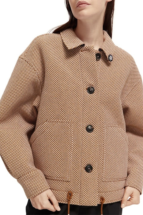 BOUCLÉ SHIRT-JACKET LAVENDER 7