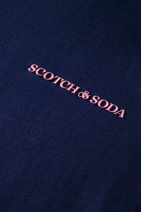 LONG-SLEEVED T-SHIRT IN ORGANIC COTTON AMERICANA BLUE 3